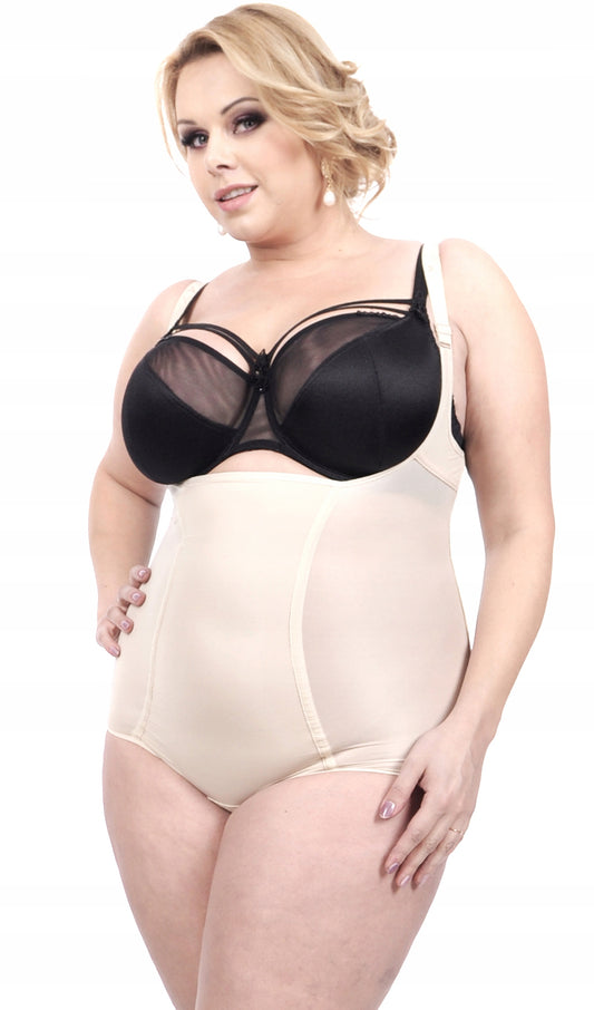 Moteriškas stipriai liekninantis body – modeliuoja pilvą, liemenį, klubus ir sėdmenis, su PUSH-UP efektu