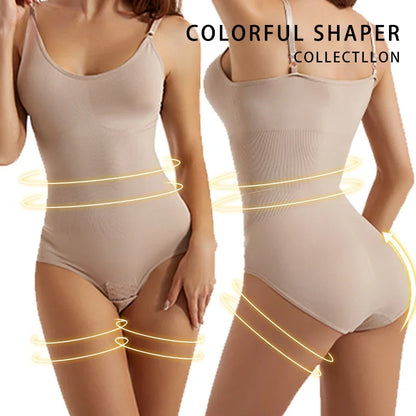 Body Shaper Shapewear Sculpting Sleeveless Tummy Control Bodysuit for Women Slim Waist Trainer with Hooks Plus Size